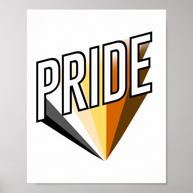 Bear Pride Burst Poster (Front)