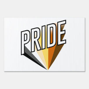 Bear Pride Burst Sign