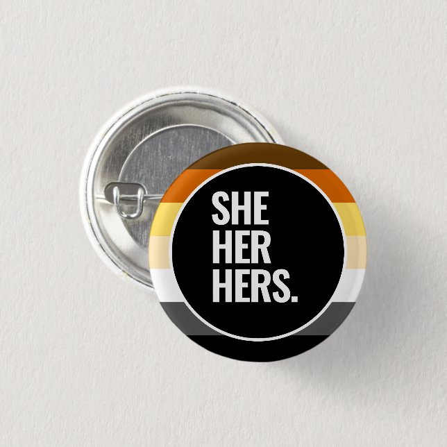 Bear Pride Button (Front & Back)