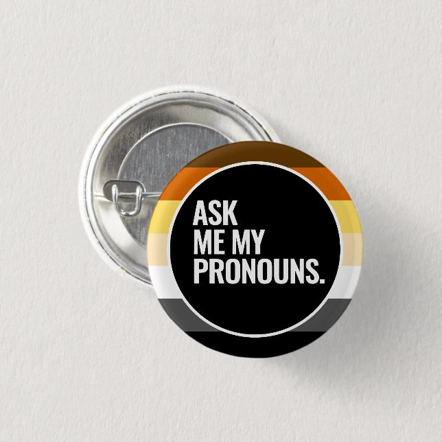 Bear Pride Button (Front & Back)