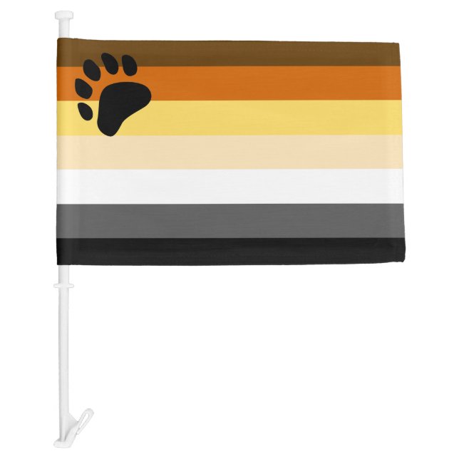 Bear Pride Car Flag (Front)