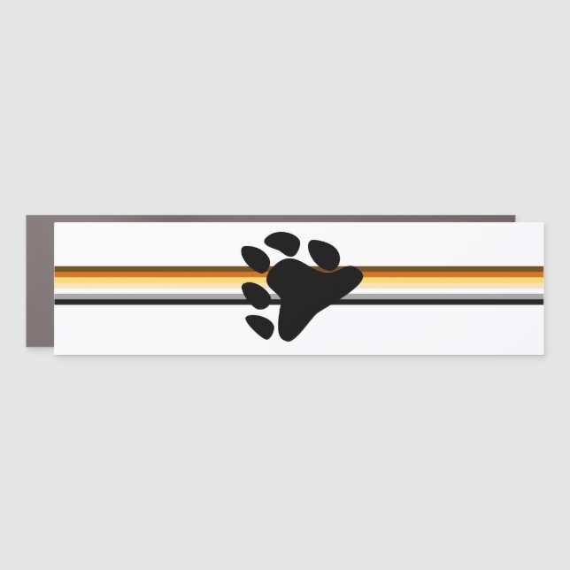 Bear Pride Car Magnet (Front)
