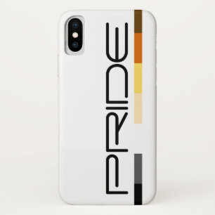 Bear Pride colors Bear Pride Flag iPhone X Case