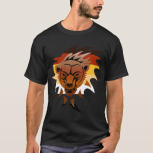 Bear Pride Colors Growling Bear T-Shirt