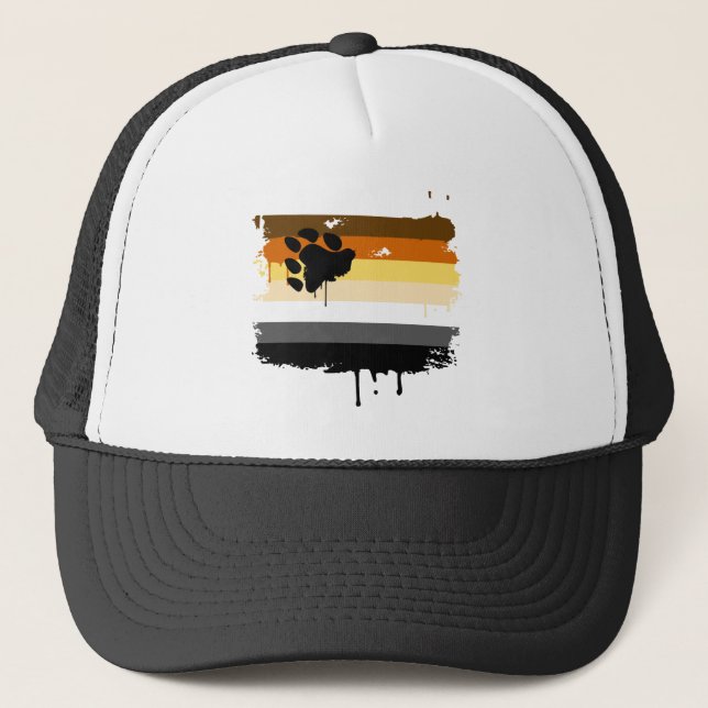 Bear Pride Colors Trucker Hat (Front)