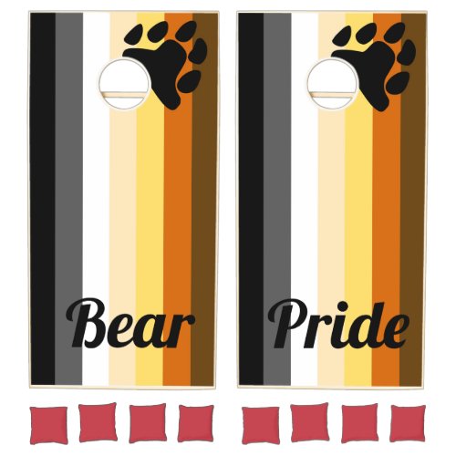 Bear Pride Cornhole Set