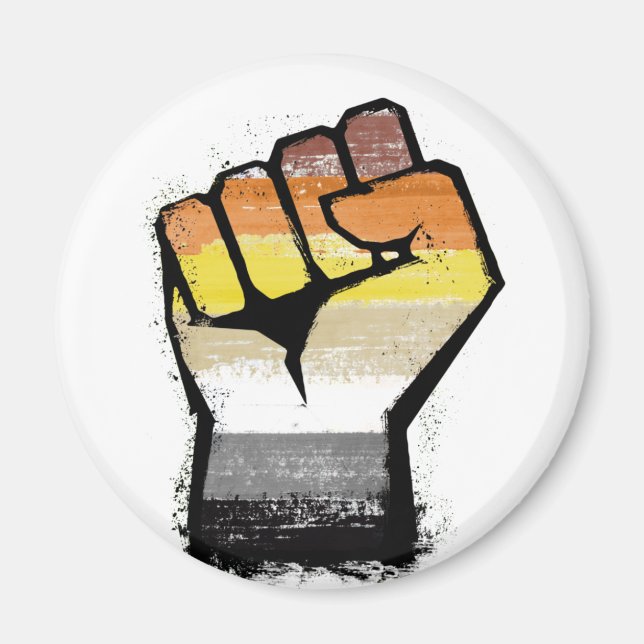 Bear Pride Fist Magnet (Front)