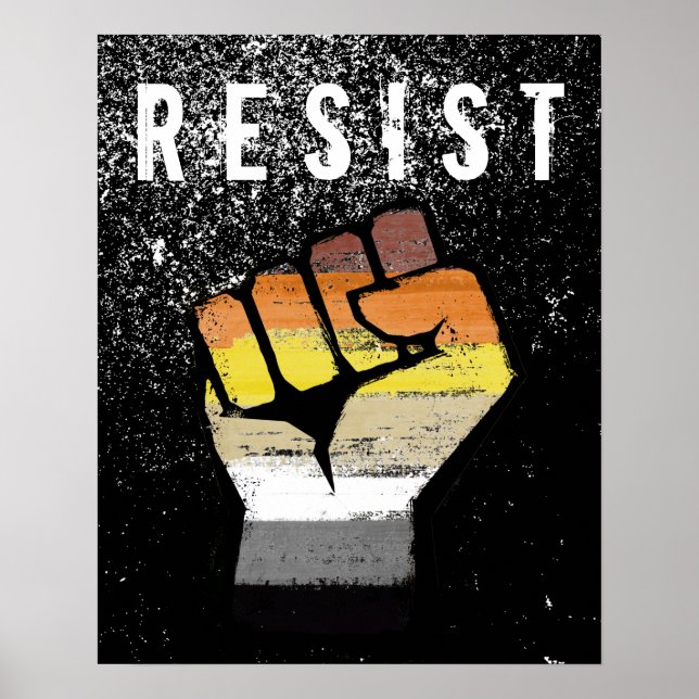 Bear Pride Fist Poster (Front)
