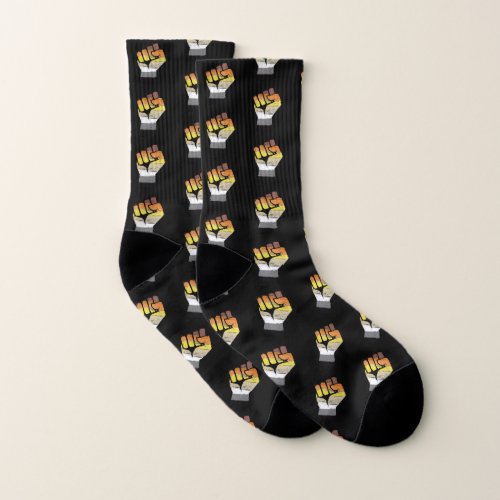 Bear Pride Fist Socks