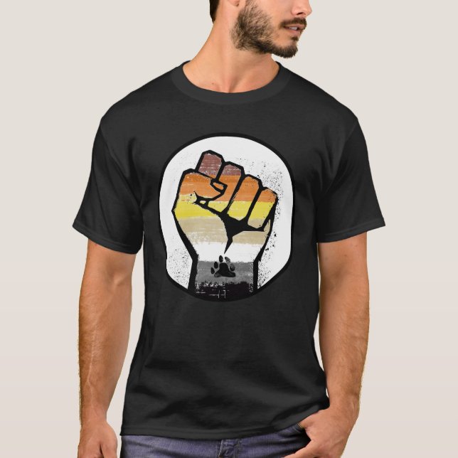 Bear Pride Fist T-Shirt (Front)