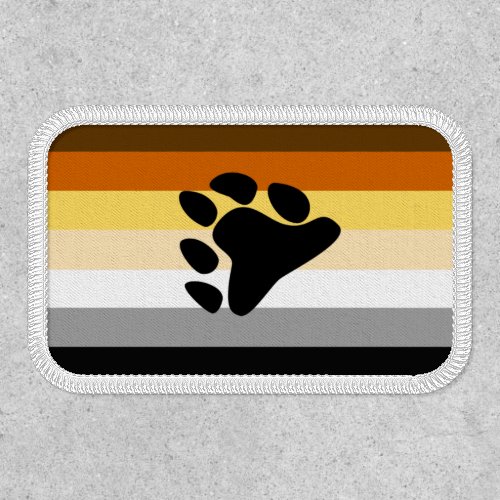 Bear Pride Flag and Paw Patch