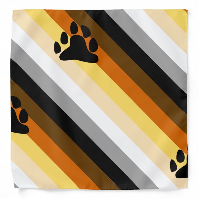Bear Pride Flag Bandana (Front)