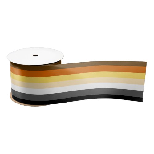 Bear Pride Flag Bear Pride Colors Satin Ribbon