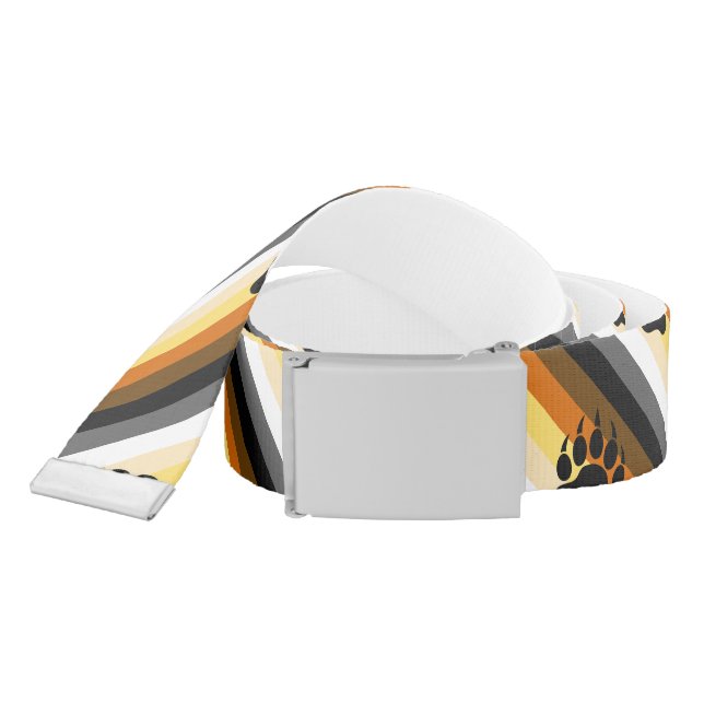 Bear Pride Flag Belt (Snake)