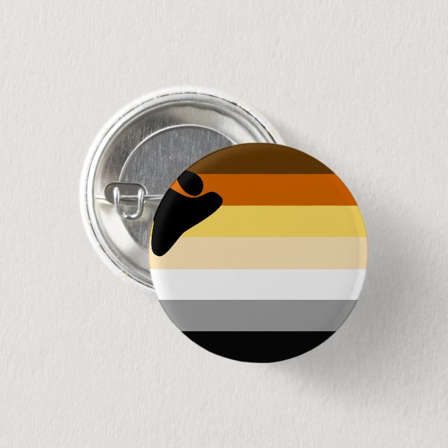 Bear Pride Flag Button (Front & Back)