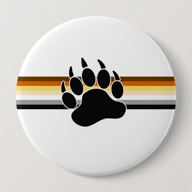 Bear Pride Flag Button (Front)