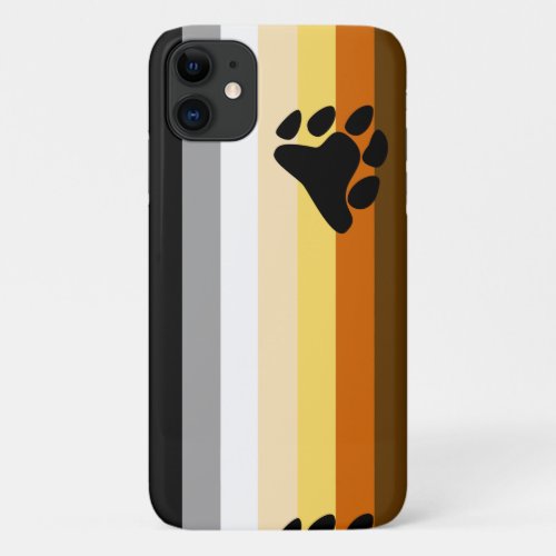 Bear Pride Flag iPhone 11 Case