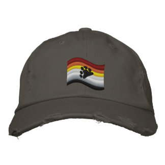 Bear Pride Flag Embroidered Baseball Cap