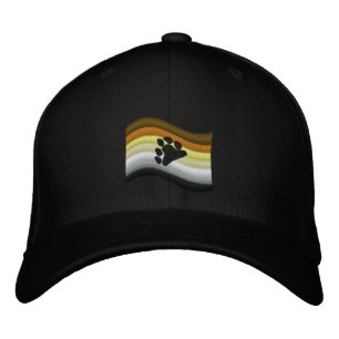 Bear Pride Flag Embroidered Baseball Cap