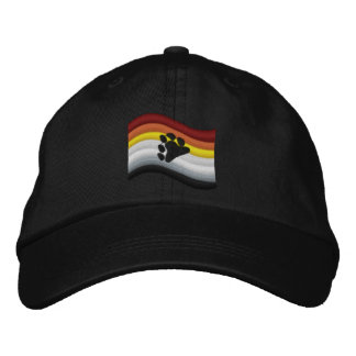 Bear Pride Flag Embroidered Baseball Cap