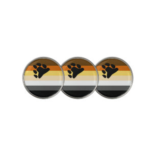 Bear Pride Flag Golf Ball Marker