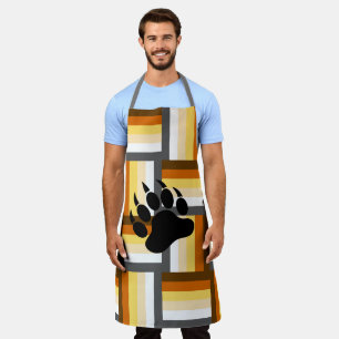 Bear Pride Flag Inspired Apron