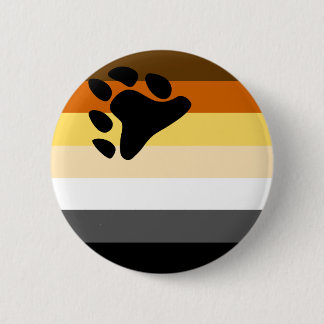Bear Pride Flag Pinback Button
