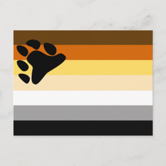 Bear Pride Flag Postcard