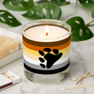 Bear Pride Flag Scented Candle