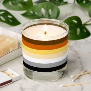 Bear Pride Flag Scented Candle