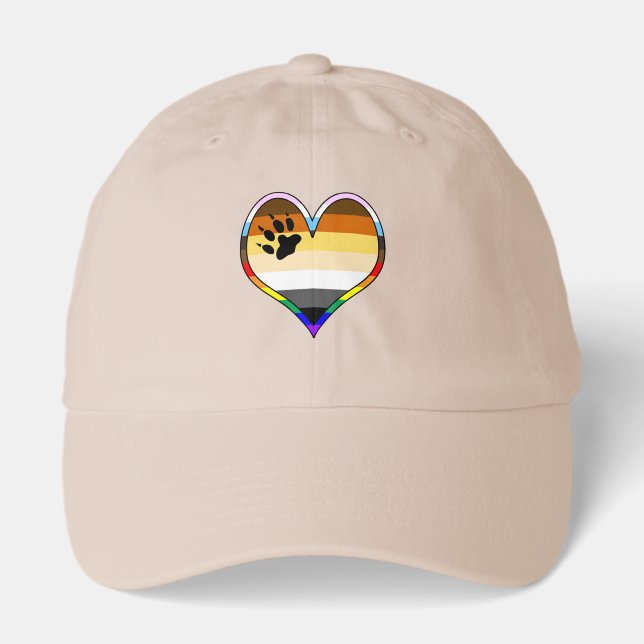 Bear Pride Heart Hat (Front)