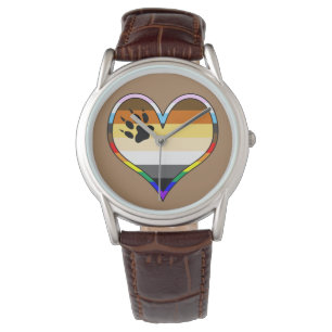 Bear Pride Heart Watch