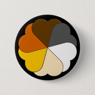 Bear Pride Hearts Button