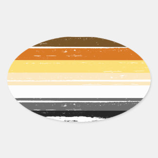 BEAR PRIDE INK BAR -.png Oval Sticker