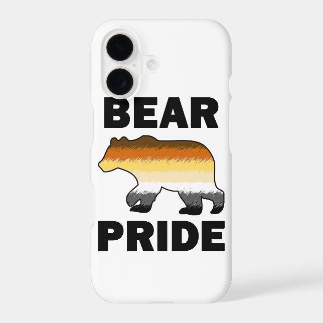 Bear Pride Iphone Case (Back)