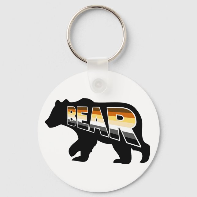 Bear Pride Keychain (Front)
