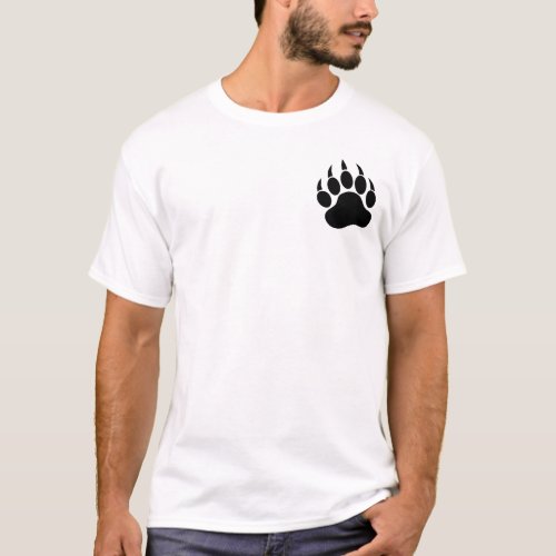 BEAR PRIDE ON THE BACK PAW IN THE FRONT _ SHIRT