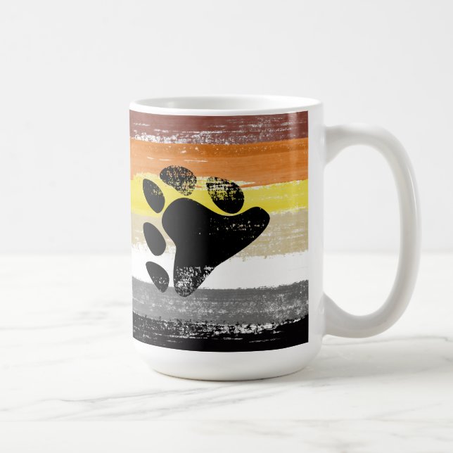 Bear Pride Paint Coffee Mug (Right)