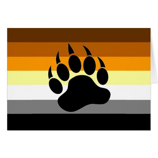 Bear Pride Paw (Front Horizontal)