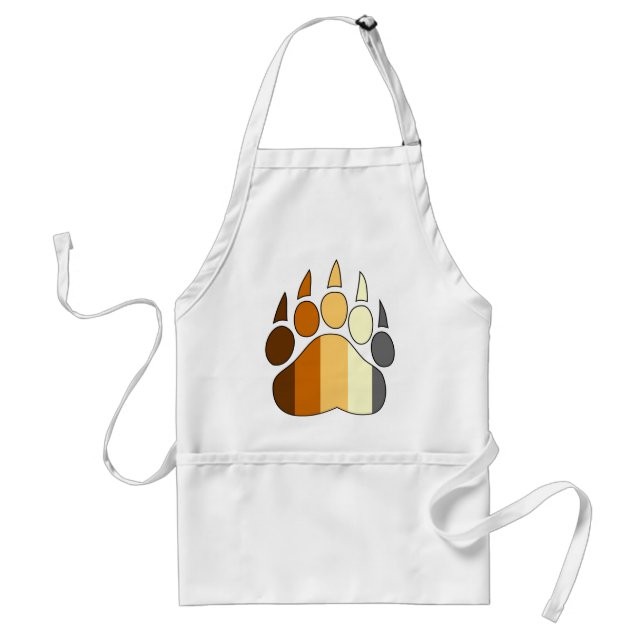 Bear Pride Paw Apron (Front)