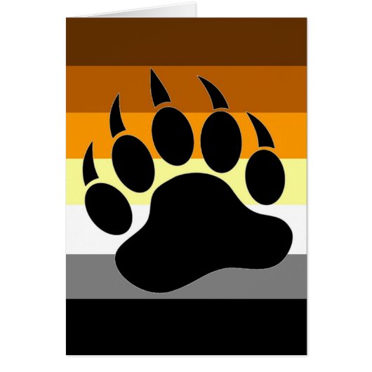 Bear Pride Paw Cards (Front)