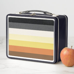 Bear Pride Stripes Metal Lunch Box
