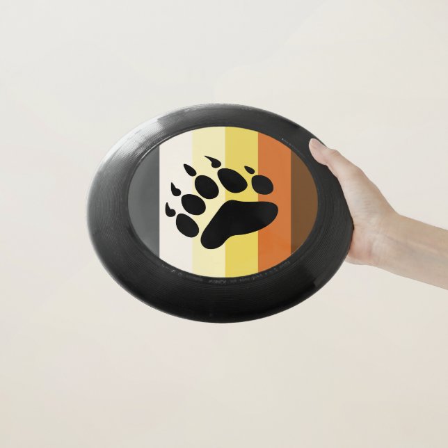 Bear Pride Stripes Wham-O Frisbee (In Hand)