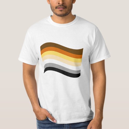 Bear Pride Wavy Flag T_Shirt