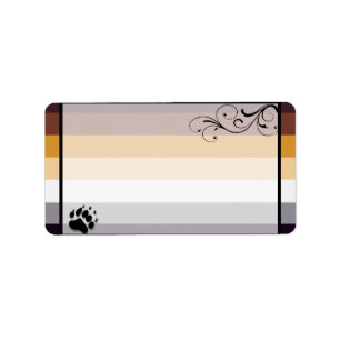 Bear Pride Wedding/Ceremony Blank Address Labels