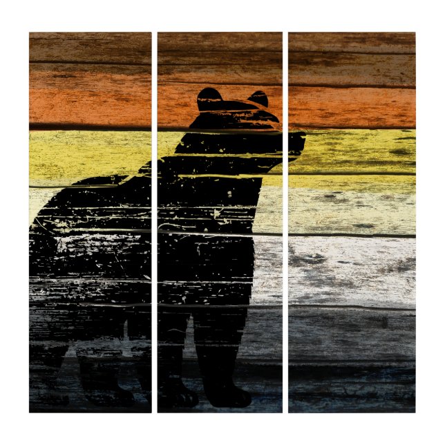 Bear Pride Wood Art (Front)