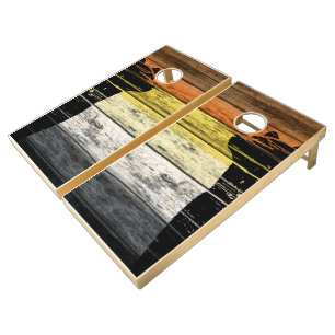 Bear Pride Wood Art  Cornhole Set