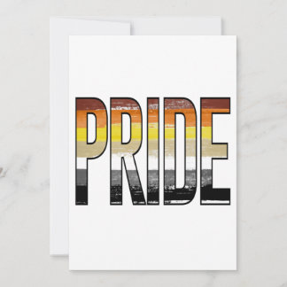 Bear Pride Word Holiday Card