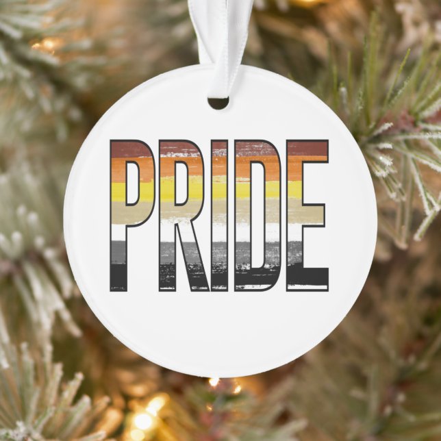 Bear Pride Word Ornament (Tree)