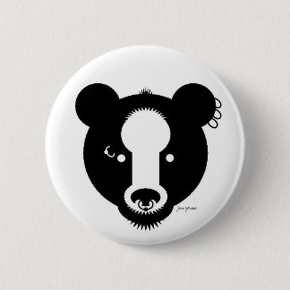 bear punk button